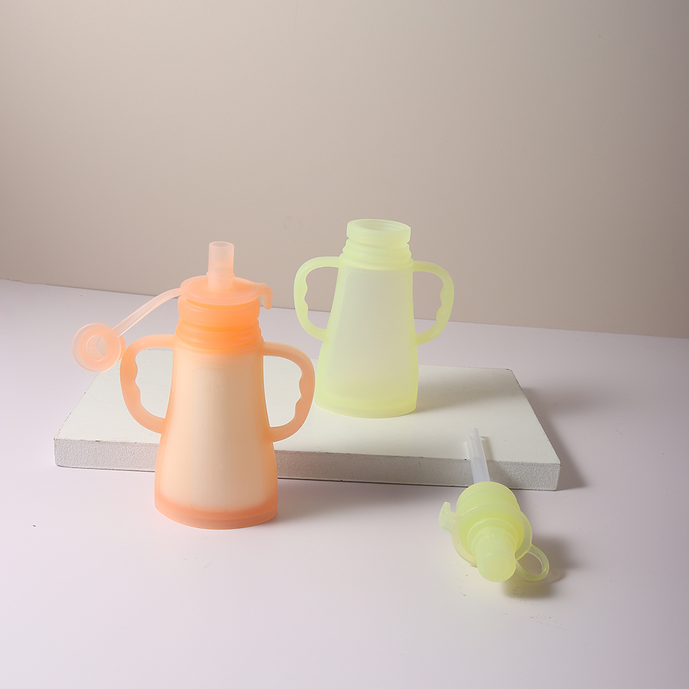 New Reusable Silicone Breast M - Baby Food Reusable Pouches recension och pris