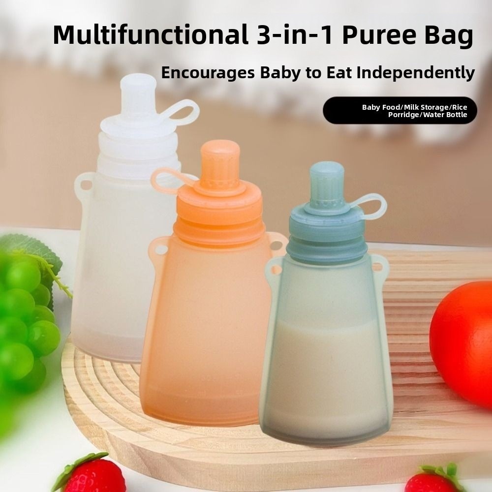 BPA Free Silicone Baby Food Po - Baby Food Reusable Pouches recension och pris