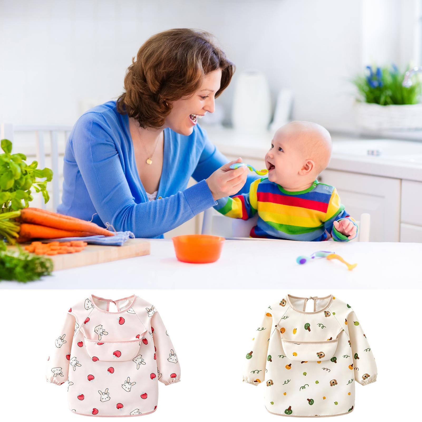 Child Smock Bib Soft Adjustabl - Baby Food In Restaurant recension och pris