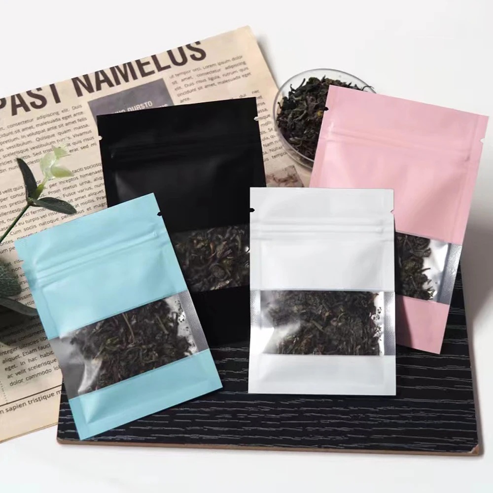 100Pcs Zip Lock Mylar Foil Bag - Food Pouch Reusable recension och pris