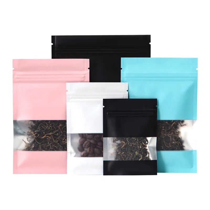 100Pcs Zip Lock Mylar Foil Bag - Food Pouch Reusable recension och pris