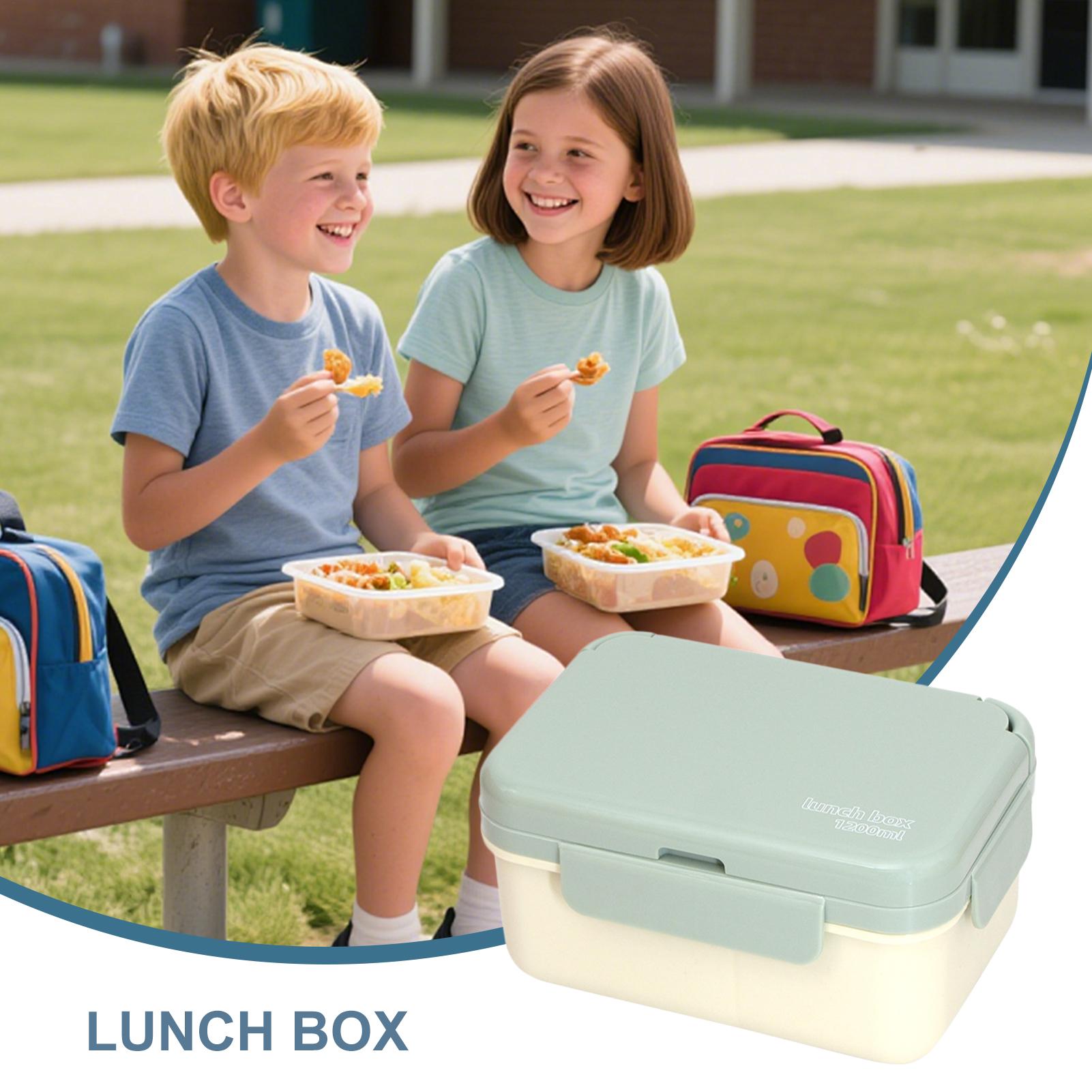 Kids Lunch Box Leak Proof 3 Co - Snack Container Travel recension och pris