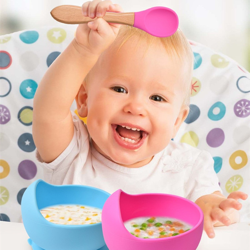 2Pcs/Set Baby Silicone Spoon F - Baby Food Lunch recension och pris