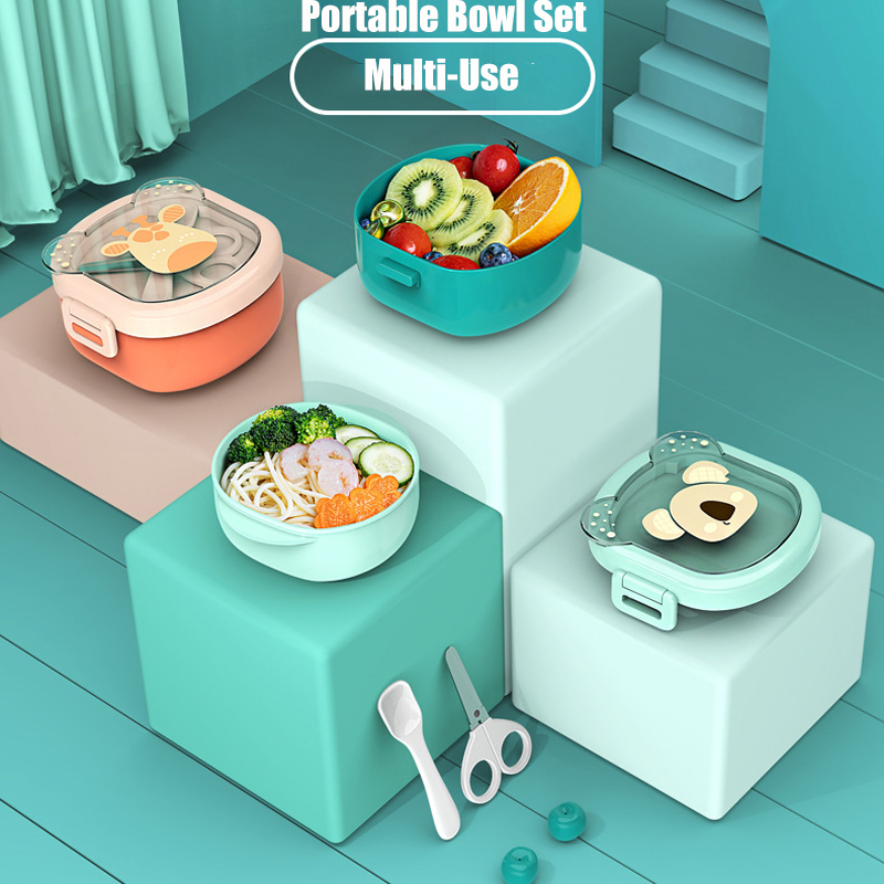 Portable Children's Tableware  - Baby Food Scissors recension och pris