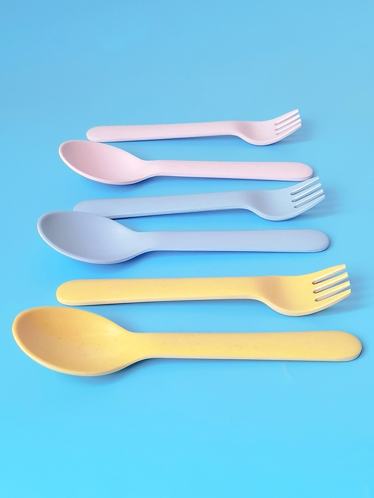 Bamboo Fiber Fork Spoon Baby A - Baby Food In Restaurant recension och pris