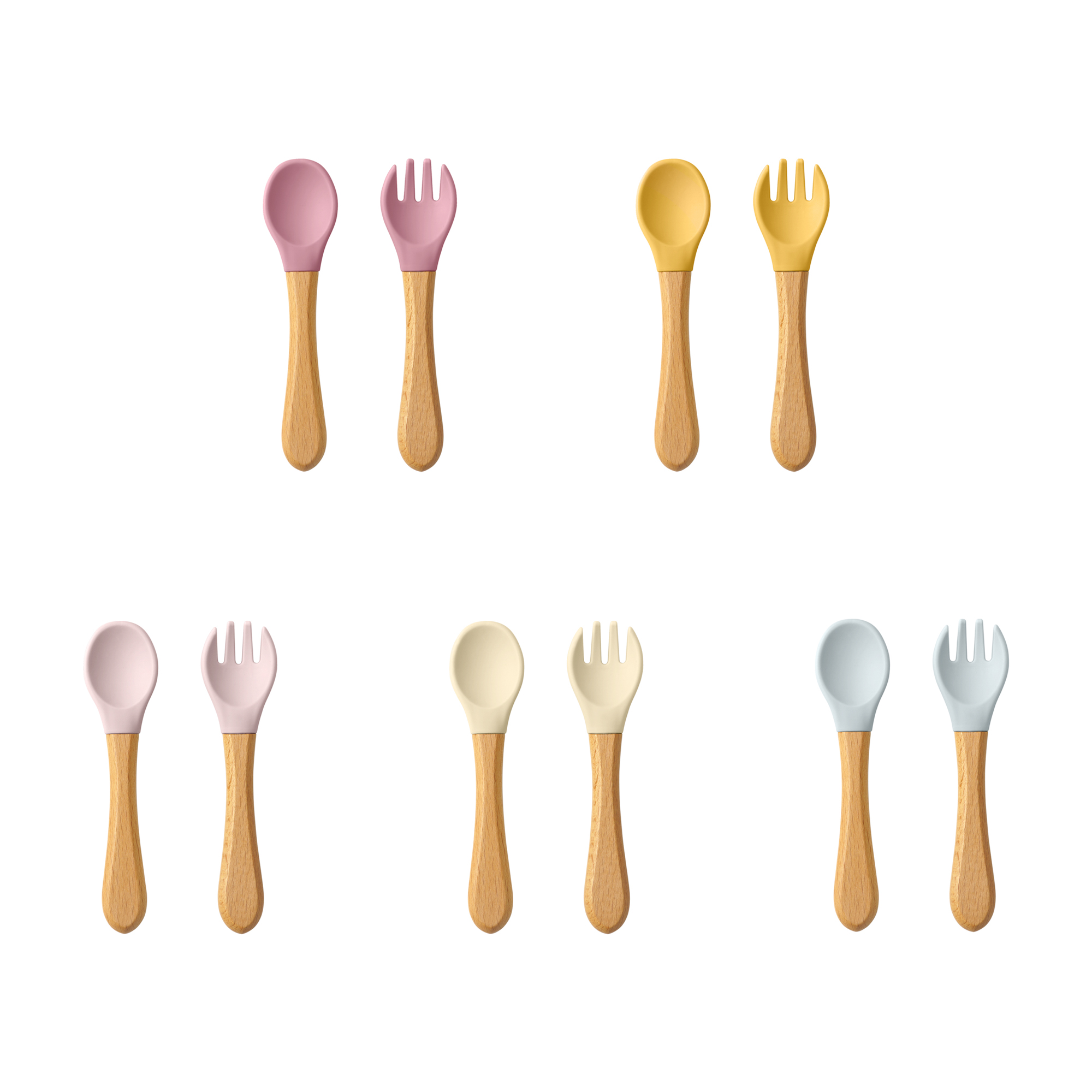 2PCS Baby Learning Spoons Uten - Baby Food Lunch recension och pris