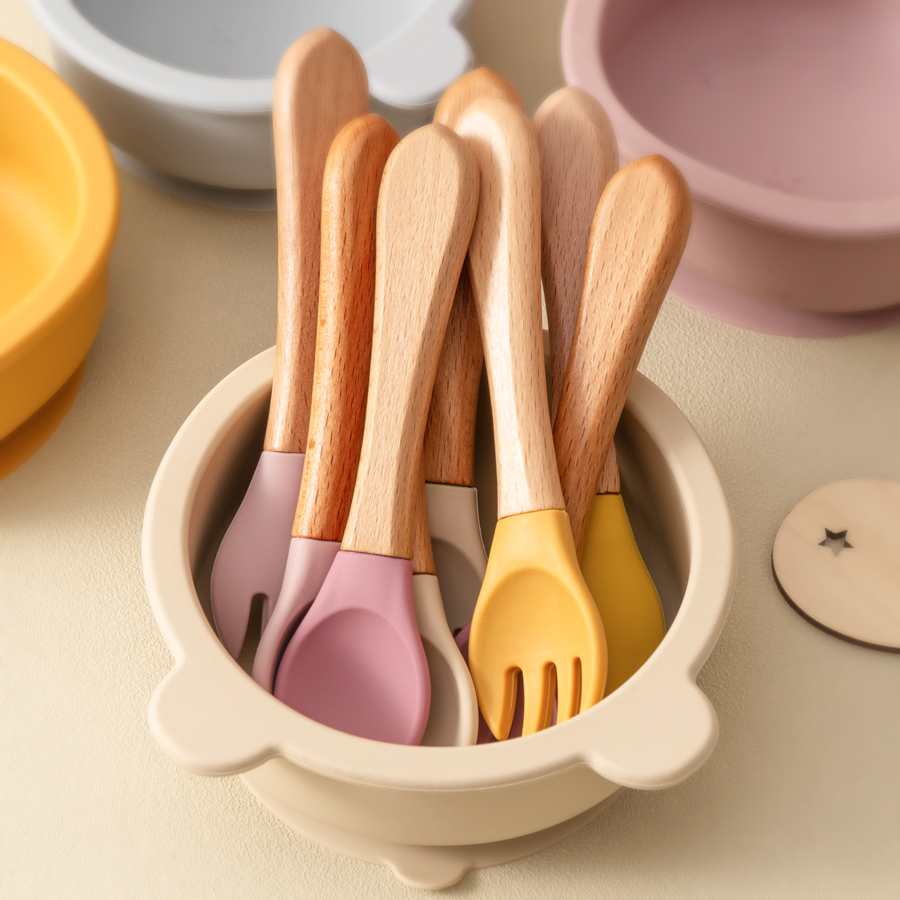 2PCS Baby Learning Spoons Uten - Baby Food Lunch recension och pris