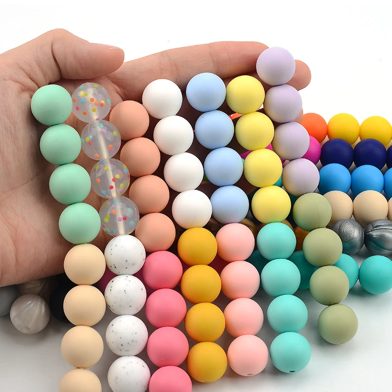LOFCA 12mm 100pcs Silicone Bea - Baby Food Flavors recension och pris