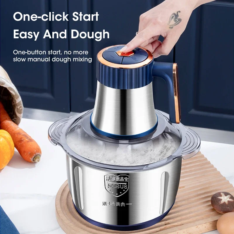 Household 5L Electric Meat Gri - Baby Food Grinding Bowl recension och pris