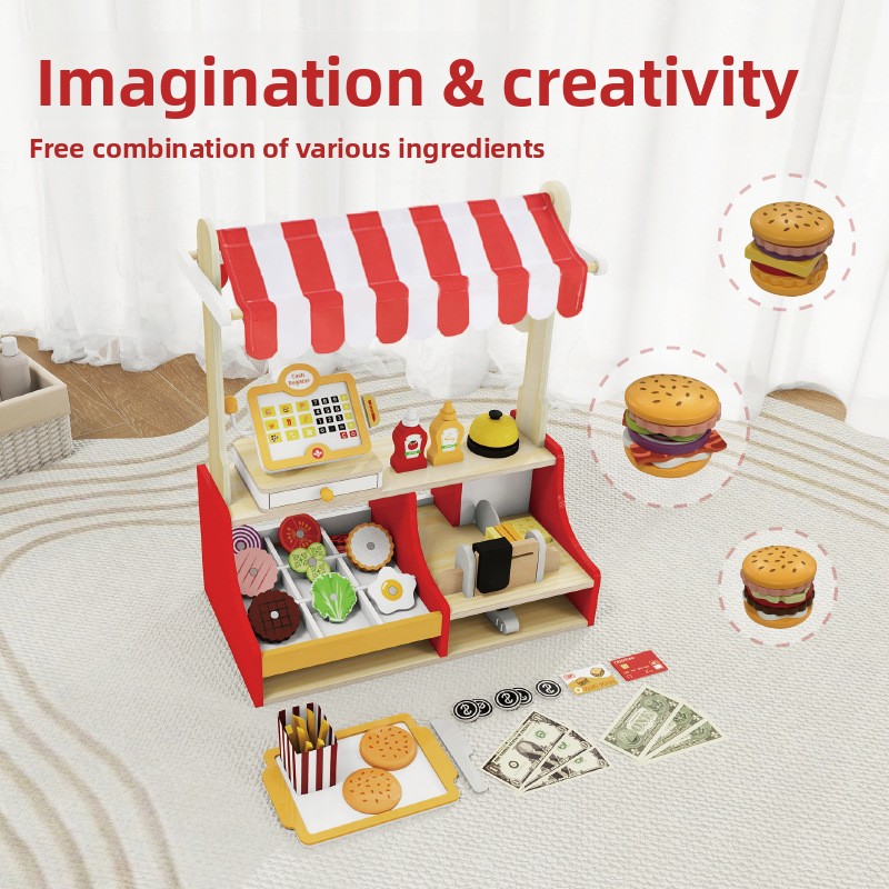 Children Toy Puzzle Wood Hambu - Baby Food In Restaurant recension och pris