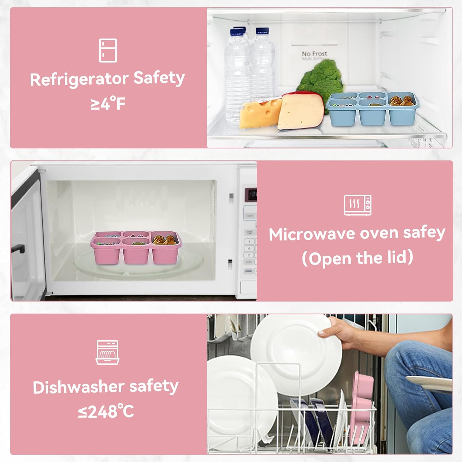 Bento Lunch Box with Reusable  - Snack Container Travel recension och pris