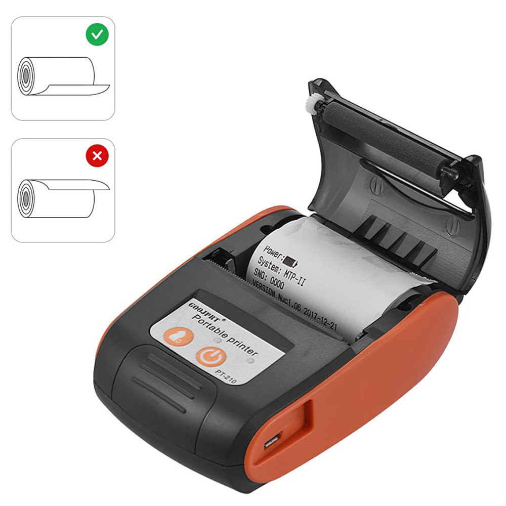 Mini Portable Thermal Receipt  - Baby Food Label recension och pris
